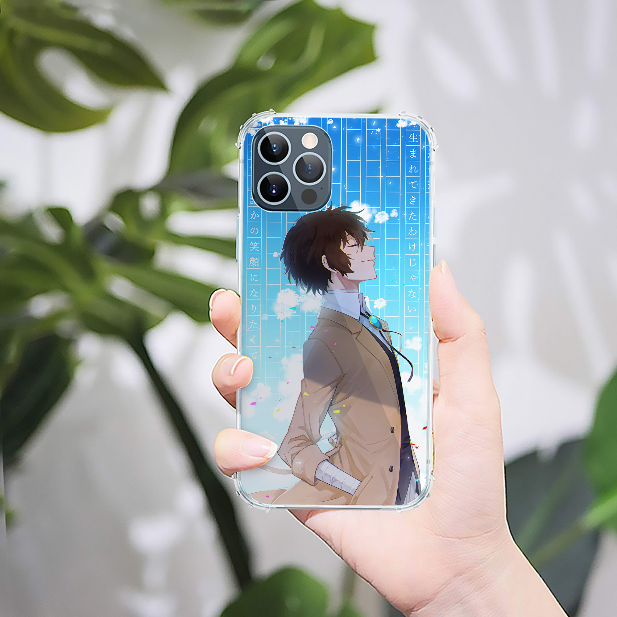 （画像用） 文豪ストレイドッグス Bungo Stray Dogs 【iPhone 12シリーズ対応】透明スマホケース（クリアソフトケース）